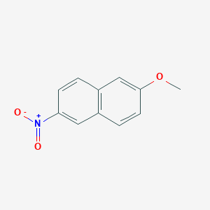 molecular formula C11H9NO3 B7790940 2-甲氧基-6-硝基萘 CAS No. 4900-67-8