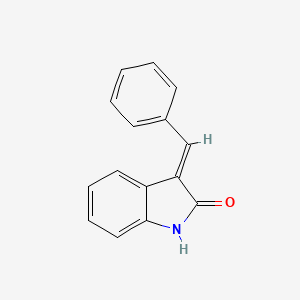 molecular formula C15H11NO B7790948 3-(Phenylmethylene)indolin-2-one 