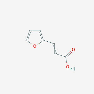 molecular formula C7H6O3 B7790982 β-(2-呋喃基)丙烯酸 
