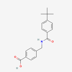 molecular formula C19H21NO3 B7790993 4-((4-tert-Butylbenzamido)methyl)benzoic acid 