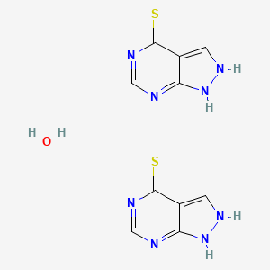 molecular formula C10H10N8OS2 B7791032 CID 2747702 