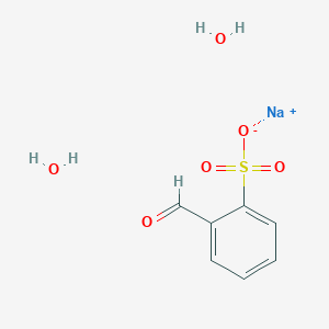 molecular formula C7H9NaO6S B7791054 Sodium 2-formylbenzenesulphonate dihydrate 