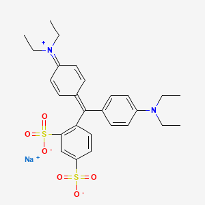 molecular formula C27H31N2NaO6S2 B7791119 Sulfan Blue CAS No. 30586-15-3