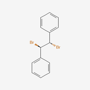 molecular formula C14H12Br2 B7791125 间-1,2-二溴-1,2-二苯乙烷 