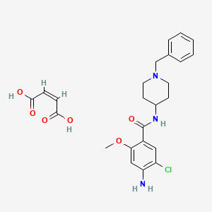 molecular formula C24H28ClN3O6 B7791167 马来酸克罗贝钼 CAS No. 74214-64-5