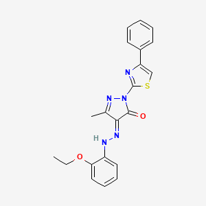 molecular formula C21H19N5O2S B7791198 CID 5754137 