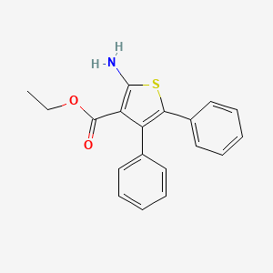 molecular formula C19H17NO2S B7791237 Ethyl 2-amino-4,5-diphenylthiophene-3-carboxylate CAS No. 4815-43-4