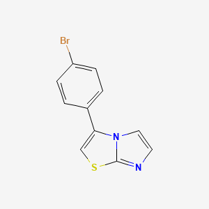 molecular formula C11H7BrN2S B7791239 3-(4-Bromophenyl)imidazo[2,1-b][1,3]thiazole 