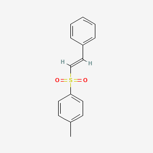 molecular formula C15H14O2S B7791240 1-methyl-4-[(E)-2-phenylethenyl]sulfonylbenzene CAS No. 20605-47-4