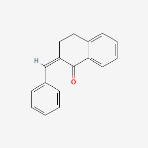 molecular formula C17H14O B7791263 2-苄叉四氢萘酮 