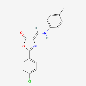 molecular formula C17H13ClN2O2 B7791267 CID 5566046 