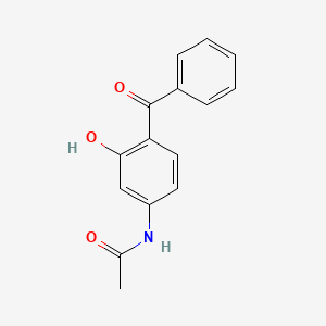 molecular formula C15H13NO3 B7791280 N-(4-Benzoyl-3-hydroxyphenyl)acetamide 