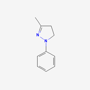 molecular formula C10H12N2 B7791307 3-methyl-1-phenyl-4,5-dihydro-1H-pyrazole CAS No. 10252-46-7