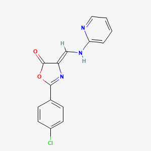 molecular formula C15H10ClN3O2 B7791315 CID 5566050 