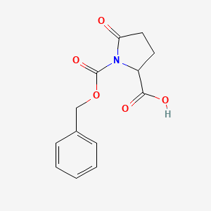 molecular formula C13H13NO5 B7791320 1-[(Benzyloxy)carbonyl]-5-oxoproline 