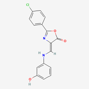 molecular formula C16H11ClN2O3 B7791335 CID 5566038 