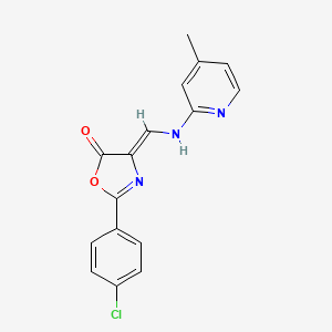 molecular formula C16H12ClN3O2 B7791338 CID 5566043 