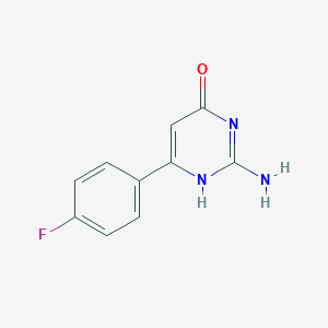 molecular formula C10H8FN3O B7791345 CID 3609022 