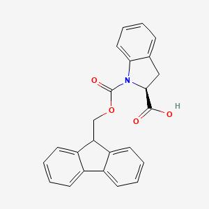 molecular formula C24H19NO4 B7791409 Fmoc-l-indoline-2-carboxylic acid 