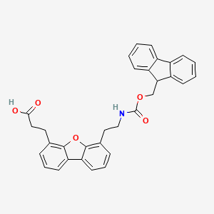 6-[2-[(9H-Fluoren-9-ylmethoxycarbonyl)amino]ethyl]dibenzofuran-4-propionic acid