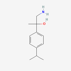 molecular formula C12H19NO B7791508 1-Amino-2-(4-isopropylphenyl)propan-2-ol 