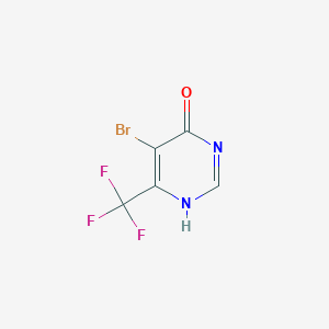 molecular formula C5H2BrF3N2O B7791528 CID 11299507 