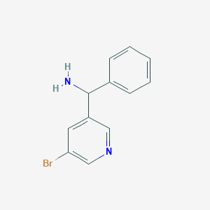 (5-Bromo-3-pyridyl)-phenyl-methanamine