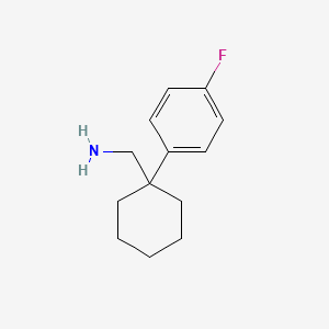 molecular formula C13H18FN B7791600 [1-(4-Fluorophenyl)cyclohexyl]methanamine 