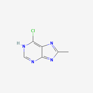molecular formula C6H5ClN4 B7791666 CID 523002 