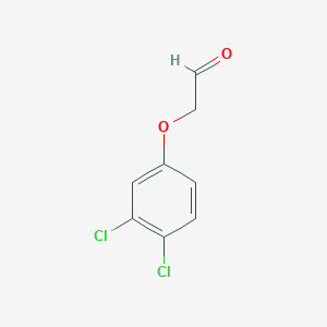 molecular formula C8H6Cl2O2 B7791805 2-(3,4-Dichlorophenoxy)acetaldehyde 