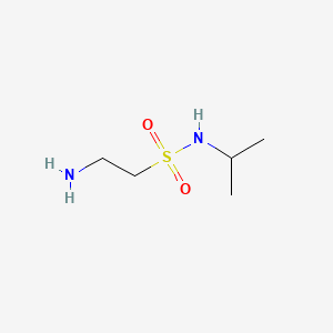 molecular formula C5H14N2O2S B7791809 2-Amino-N-(propan-2-yl)ethane-1-sulfonamide CAS No. 773030-17-4