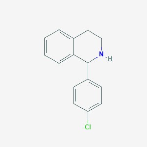 molecular formula C15H14ClN B7791907 1-(4-氯苯基)-1,2,3,4-四氢异喹啉 