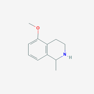molecular formula C11H15NO B7791928 1-Methyl-5-methoxy-1,2,3,4-tetrahydro-isoquinoline 