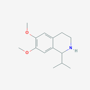 molecular formula C14H21NO2 B7791936 1-Isopropyl-6,7-dimethoxy-1,2,3,4-tetrahydroisoquinoline 