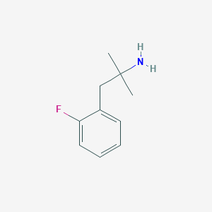 molecular formula C10H14FN B7791939 1-(2-Fluorophenyl)-2-methylpropan-2-amine CAS No. 1840-77-3