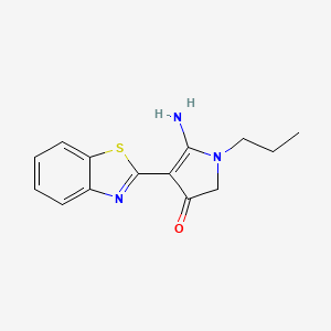 molecular formula C14H15N3OS B7792219 CID 17571615 