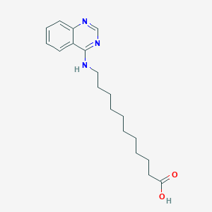 11-(quinazolin-4-ylamino)undecanoic Acid