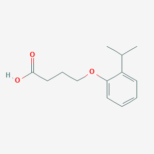molecular formula C13H18O3 B7792317 4-[2-(Propan-2-yl)phenoxy]butanoic acid 