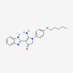 molecular formula C22H24N4O2 B7792356 CID 16876544 