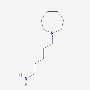 molecular formula C11H24N2 B7792396 5-(Azepan-1-yl)pentan-1-amine 