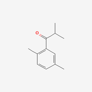 molecular formula C12H16O B7792461 1-(2,5-Dimethylphenyl)-2-methylpropan-1-one CAS No. 5445-46-5