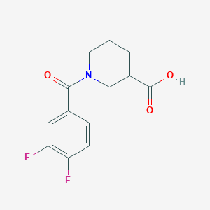 1-(3,4-Difluorobenzoyl)piperidine-3-carboxylic acid