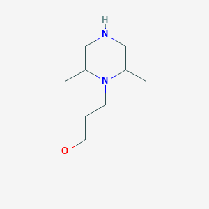 1-(3-Methoxypropyl)-2,6-dimethylpiperazine