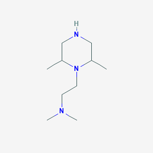molecular formula C10H23N3 B7792604 [2-(2,6-Dimethylpiperazin-1-yl)ethyl]dimethylamine 