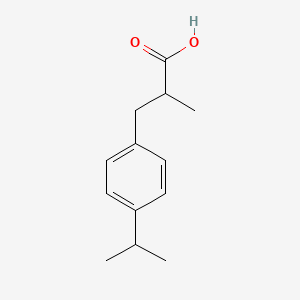 molecular formula C13H18O2 B7792637 2-Methyl-3-[4-(propan-2-yl)phenyl]propanoic acid 