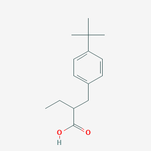 molecular formula C15H22O2 B7792644 2-(4-(Tert-butyl)benzyl)butanoic acid 