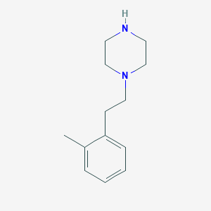 molecular formula C13H20N2 B7792672 1-(2-Methylphenethyl)piperazine 