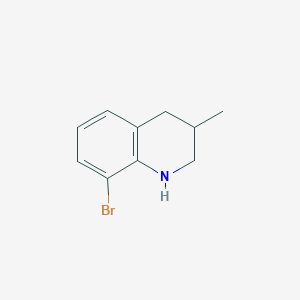 molecular formula C10H12BrN B7792735 8-Bromo-3-methyl-1,2,3,4-tetrahydroquinoline 