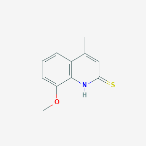 8-Methoxy-4-methyl-1,2-dihydroquinoline-2-thione