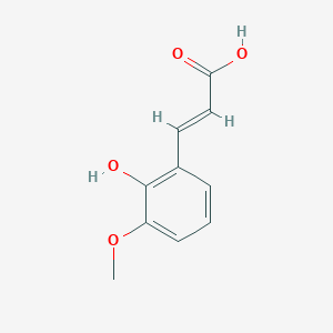 molecular formula C10H10O4 B7792882 2-羟基-3-甲氧基肉桂酸 